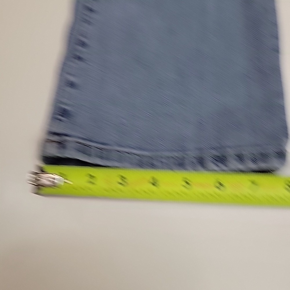 Banana Republic Premium Denim Women's Button Fly Straight Wide Leg Jeans Light W - Picture 9 of 13